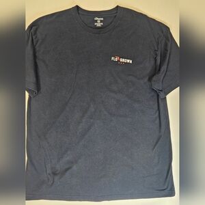 Flogrown Mens T-Shirt 2X Black Florida United States American‎ Pride Graphic Tee